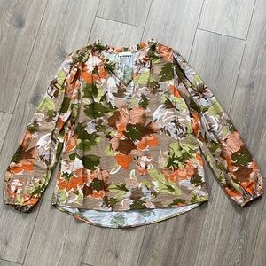 Autumn Floral Women's Blouse